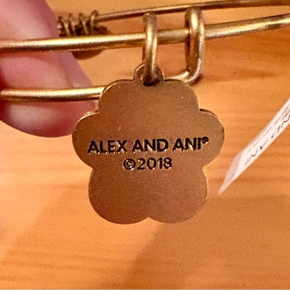 Alex and Ani "Prints of Love II" Expandable Bangle Bracelet (NWT) - Picture 3 of 5